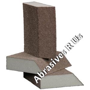 Sia Foam Abrasive Single Angle 4 Sided Block 1 Inch Thick