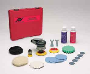 Palm Style Buffer Polisher Rotary Sander Kit by AirVantage