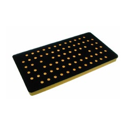 3 2 3 x 7 Inch Many Hole Screen Abrasive Back Up Pads by AirVantage