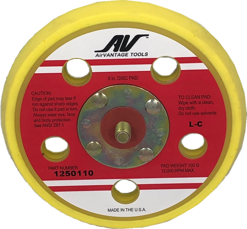 5 Inch 5 Hole Back Up Pads by AirVantage