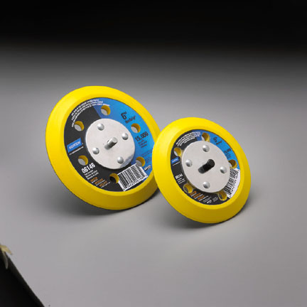 Norton 5 Inch Back Up Pads Medium Density Tapered Edge