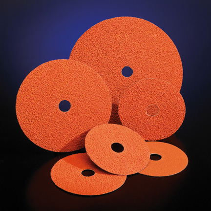 SG Blaze Fibre Grinding Disc 9 1 8 Inch Grits 24 - 50 by Norton Abrasives