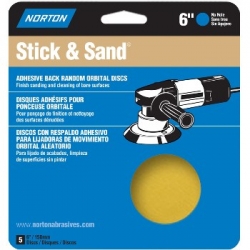 Norton Stick   Sand P40 4 Discs per pack 076607 48911  4 Discs Pack